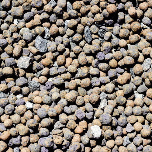 Exemplo de argila expandida